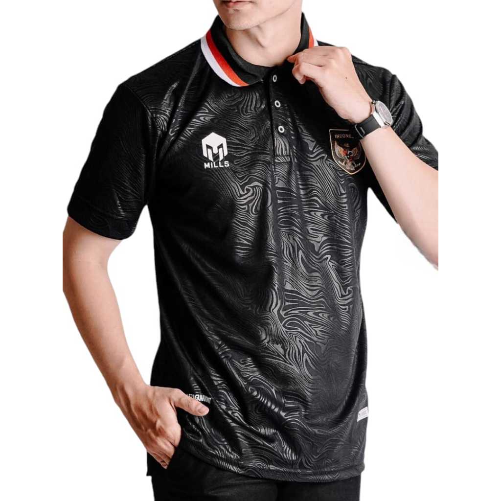 JERSEY TIMNAS INDONESIA 2023 Dewasa Jersey Timnas Indonesia 2023 Jersey Olah Raga Bahan BRAZILL EMBO