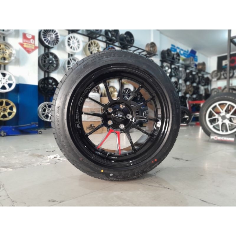 Velg Mobil jf Buzz FlowForming ring 18 paket Ban Accelera Buat Innova Reborn zenix Venture Terios Ru