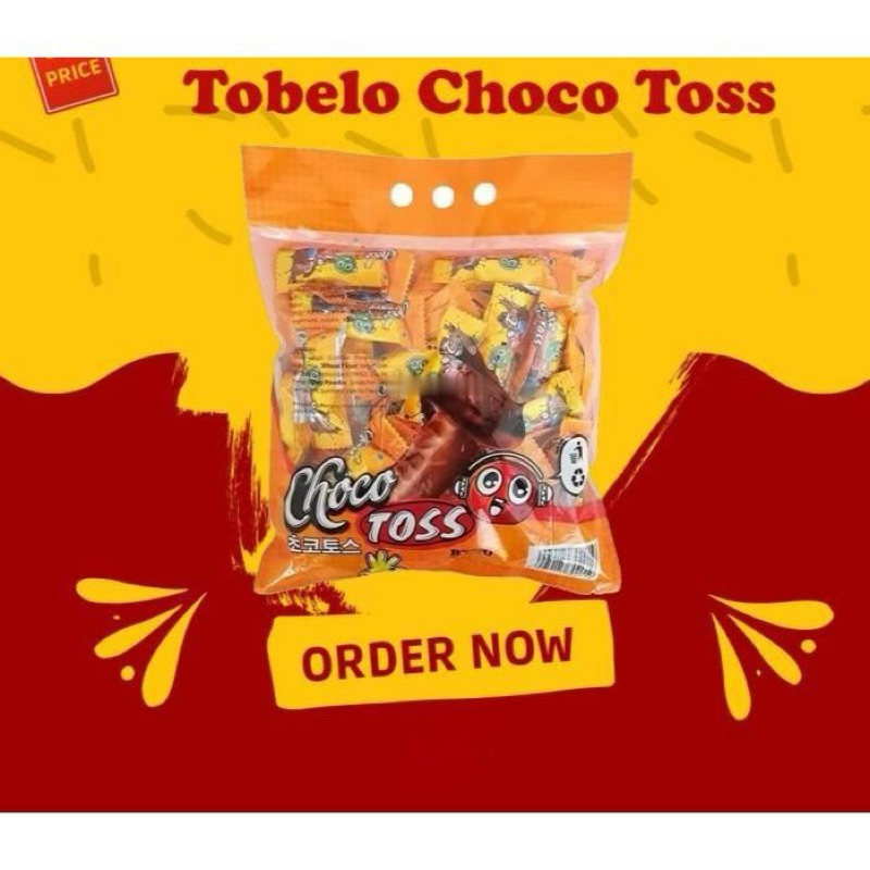 

TOBELO CHOCO TOSS BAG (isi 40pcs) SNACK COKLAT