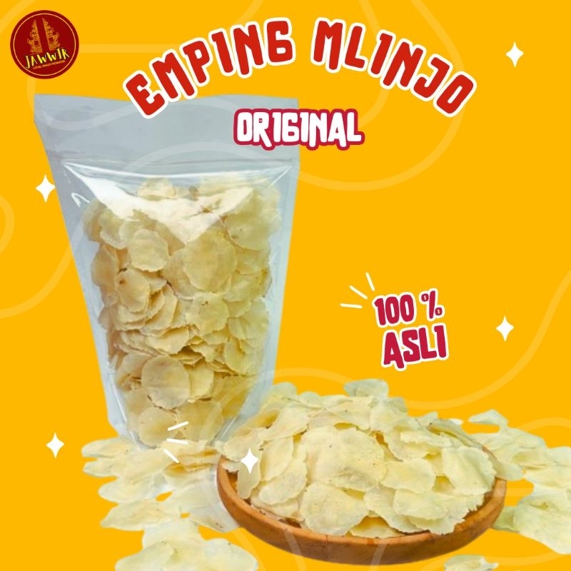 

Emping Mlinjo Wonogiri (MENTAH) 100% Asli/Oleh-Oleh/Food/Cemilan/Snack/Original/Gurih