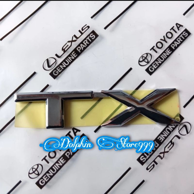 Emblem Tulisan TX Terios Original