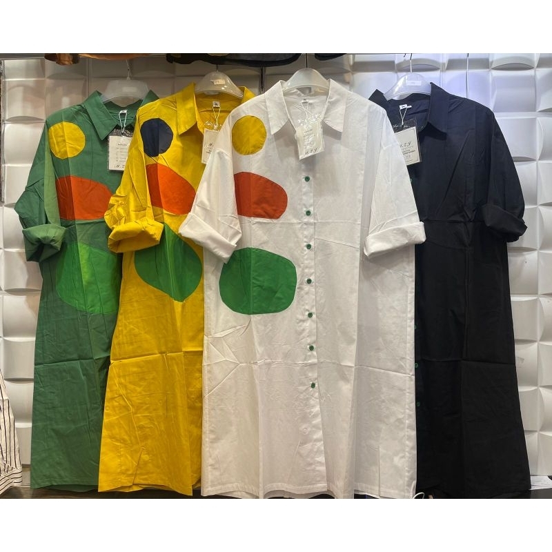 Long tunik oversize katun import