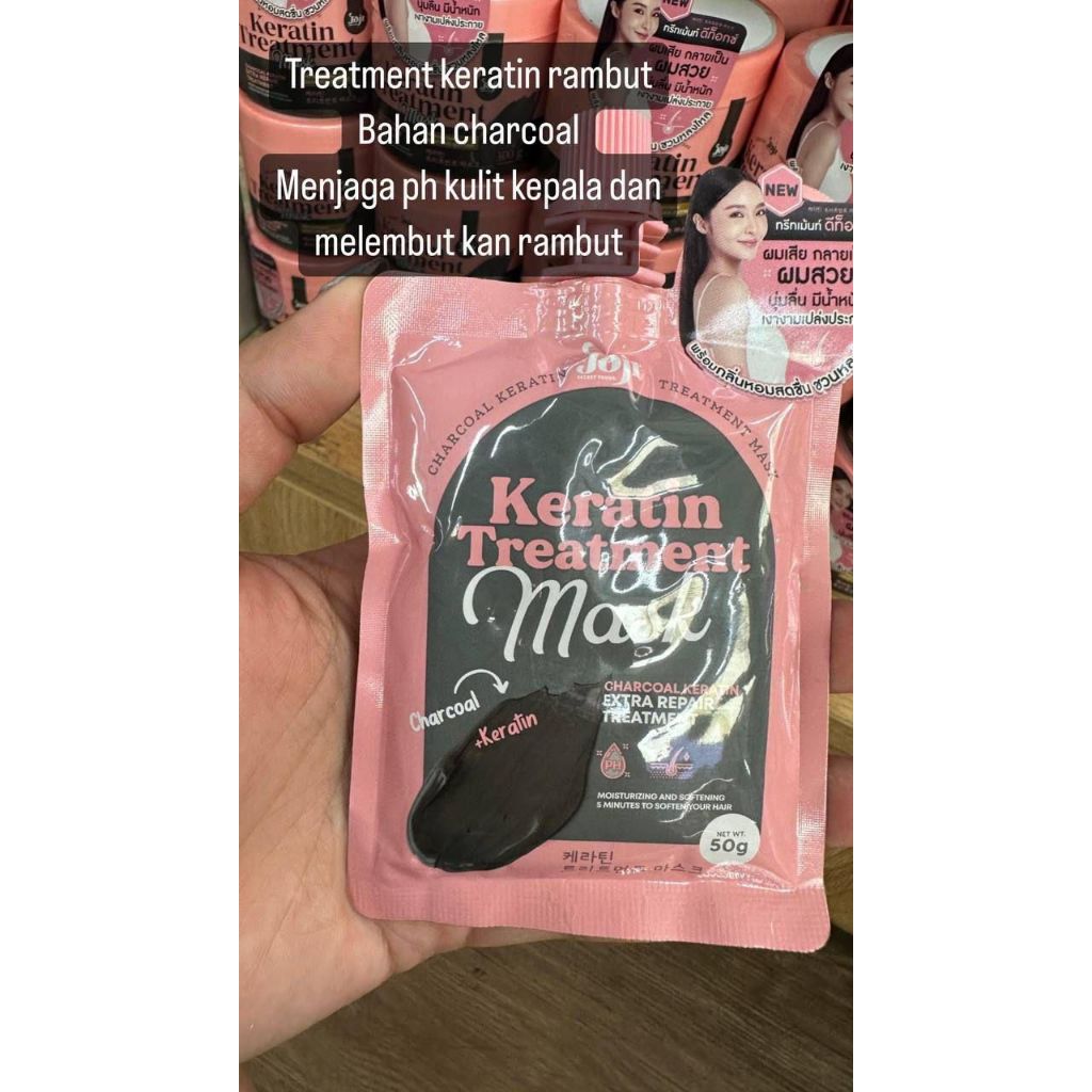 Joji Keratin Treatment Hair Mask 50 GR Ori Thailand