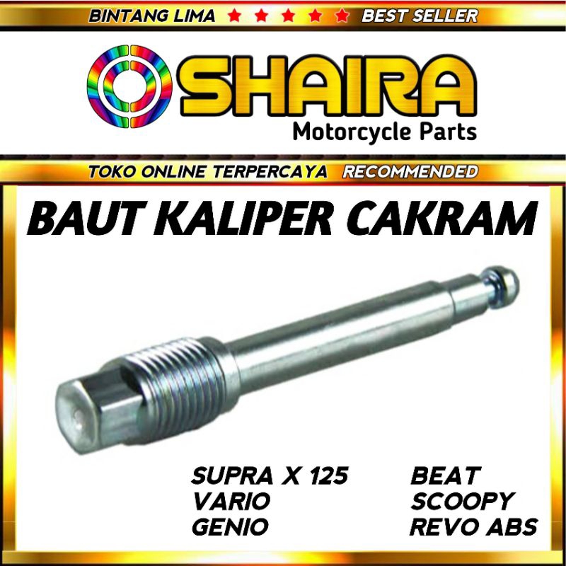 BAUT CAKRAM / BAUT KALIPER CAKRAM BEAT / VARIO / SCOOPY / SPACY / SUPRA X 125 / REVO ABS / GENIO BAU