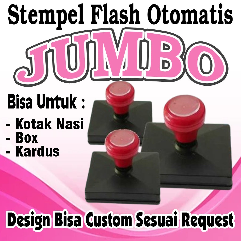 

Stempel Jumbo / Stempel Legalisir / Kardus / Kertas / Paperbag