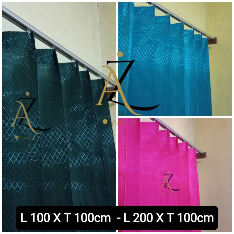 GORDEN JENDELA KAMAR MOTIF WAJIK GORDEN POLOS free kawat