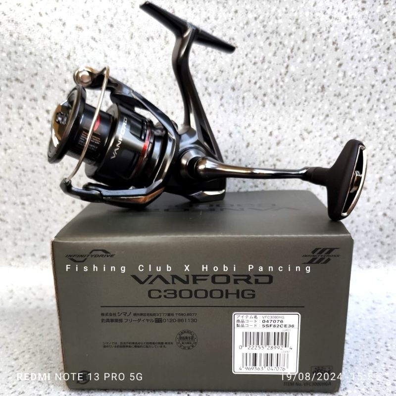 Reel Shimano Vanford FA 2024 1000 2500HG C3000 4000 C5000XG