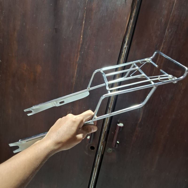 rak keranjang jepit jas hujan behel begel belakang cb100 cb125 cb125s cb 100 125