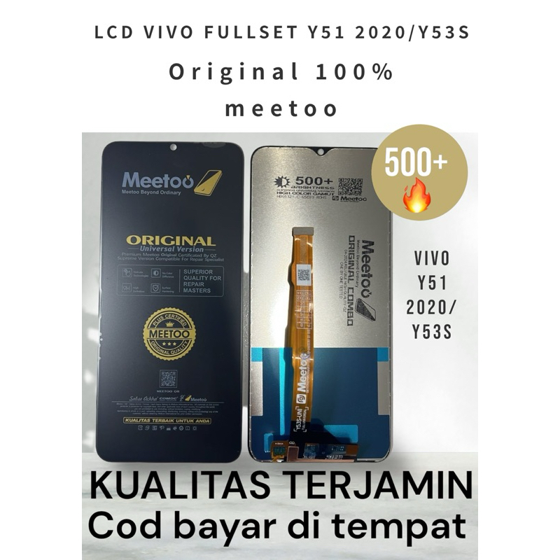 LCD+TS VIVO Y51 2020/Y53S ORI GINAL MEETOO