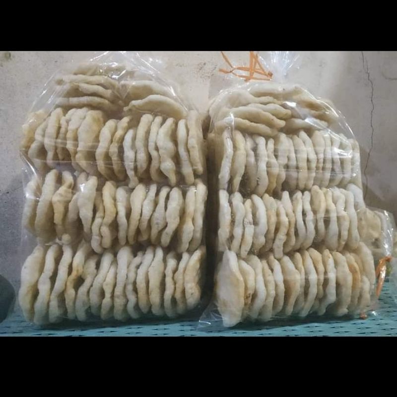 

kemplang panggang asli palembang 1bks isi 25pcs