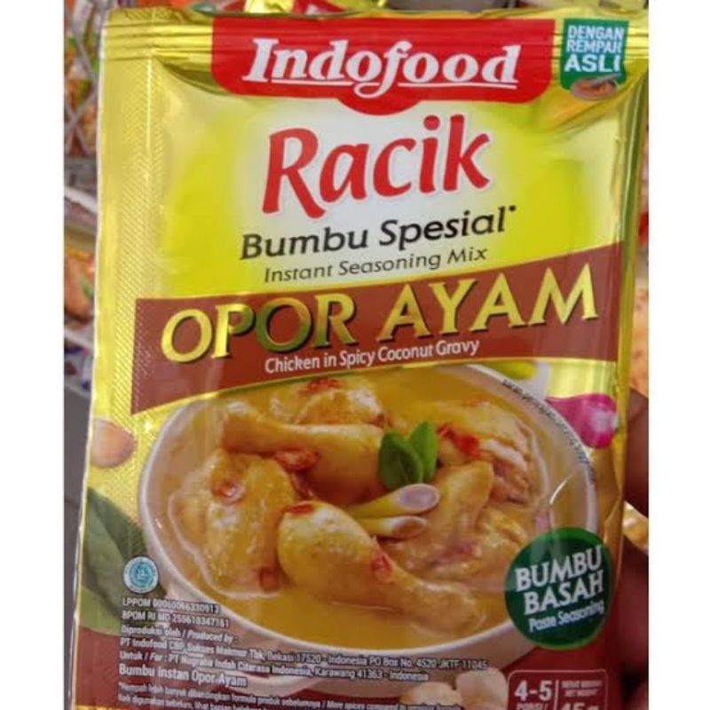 

Indofood Racik Opor Ayam 45 gr bumbu instan opor ayam
