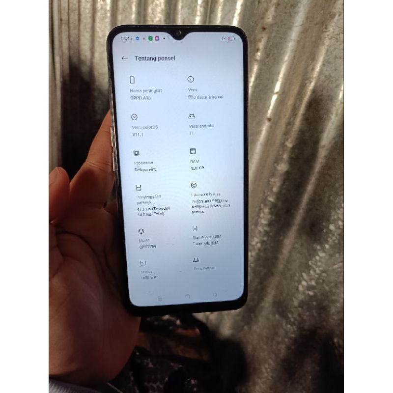 Oppo a16 4/64 second