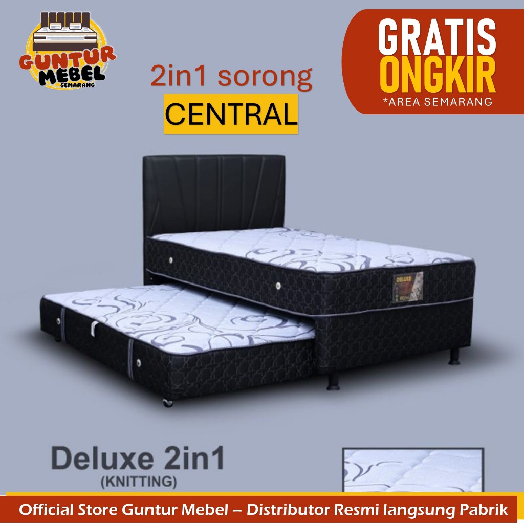 Sorong 2in1 Twin springbed Central Deluxe 120x200 guntur mebel semarang