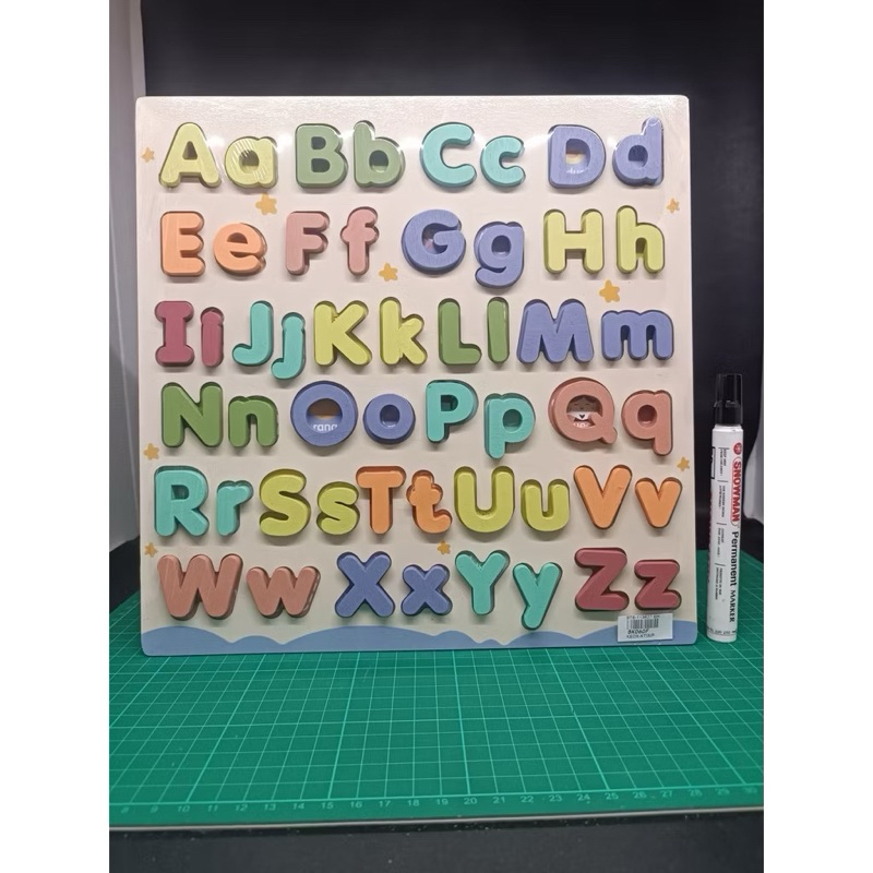 BLOCK KAYU ABJAD HURUF