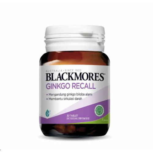 Blackmores Ginkgo Recall 30 Tablet