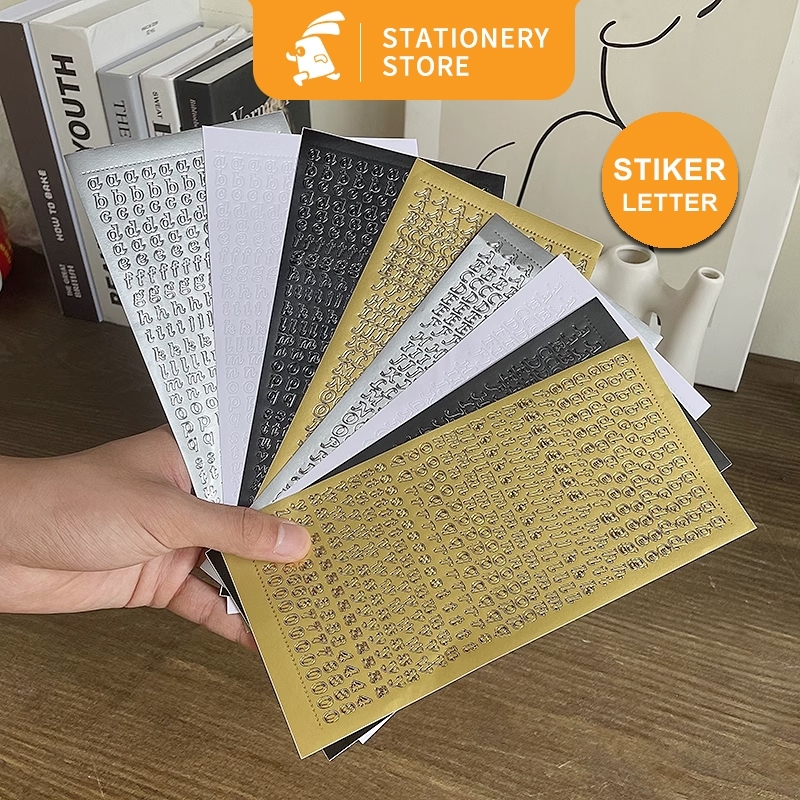 

STIKER HURUF 1PCS CUTE ALPHABET STICKER SET DECO DIY PLANNER JURNAL STIKER ALFABET ABJAD-Rabbit Stationery