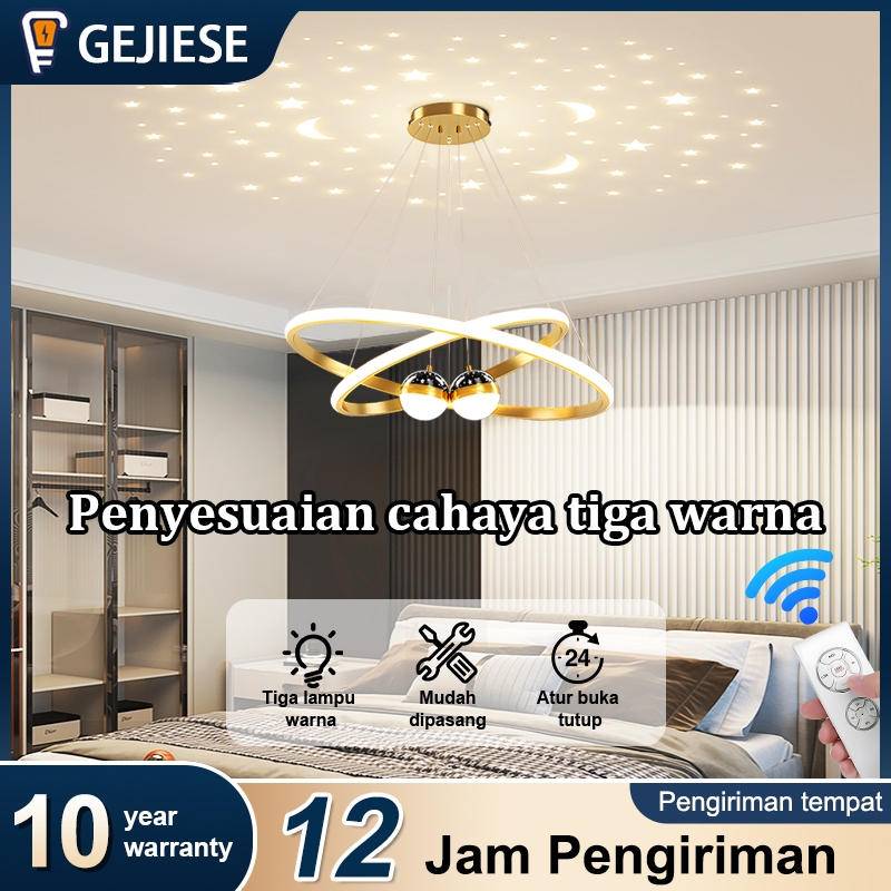 COD Lampu Gantung Minimalis Kristal Lampu Hias Gantung Ruang Tamu Lampu Gantung Ruang Makan Dekorati