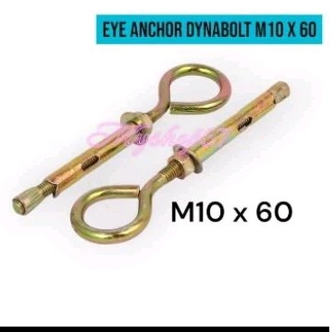 Dynabolt eye anchor M10 x 60 dinabolt Gantung