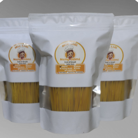 

MIE LIDI NENG SILMI KEMASAN STANDING POUCH ISI 200gram
