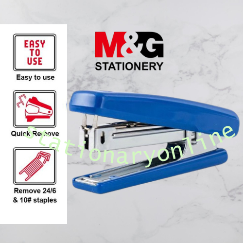 

Staples M&G/Stapler blue/Perlengkapan sekolah &kantor
