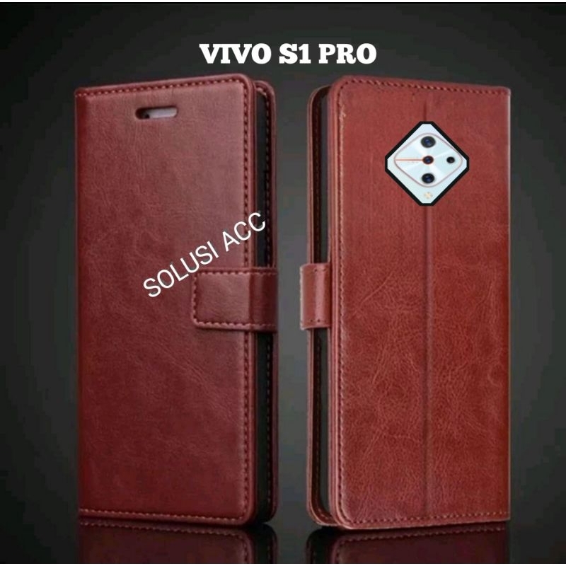 CASE VIVO S1 PRO FLIP COVER WALLET SARUNG HP CASING DOMPET VIVO S1 PRO