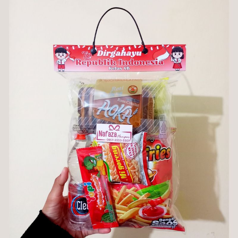 

Hampers Snack 10.000 | Hampers Snack Ulang Tahun | Souvenir Snack | Hampers Lebaran | Snack Ulang Tahun | Souvenir Tasyakuran | Snack Agustusan | Hampers Snack Murah | Hampers Snack