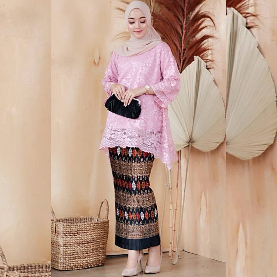 SET KEBAYA RINJANI JUMBO MEWAH M-5XL MODERN/SET KEBAYA LEBARAN/ SET KEBAYA RINJANI/ATASAN TUNIK JUMB