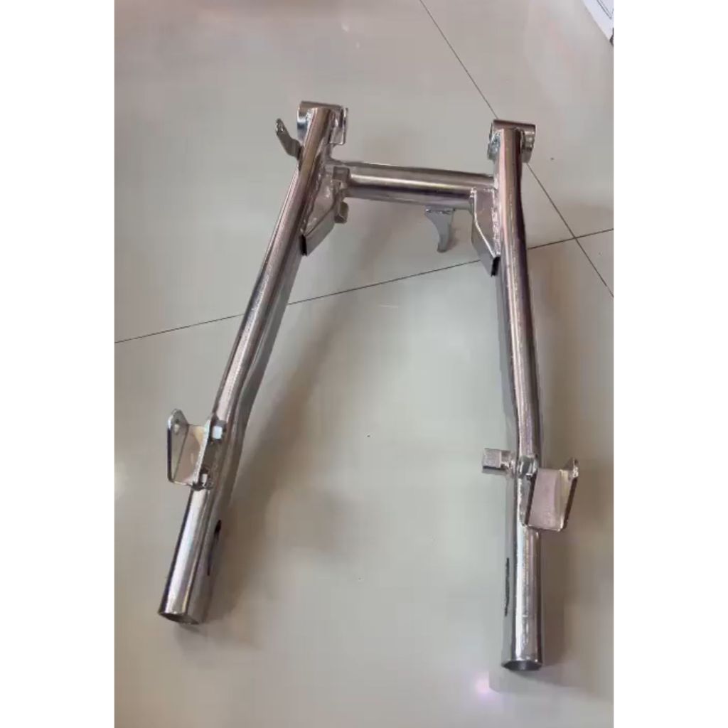 Swing arm kaze pipa oval pnp CB begel panjang tebal pipa 2mm lbh tebal Arm Kaze Oval Crom