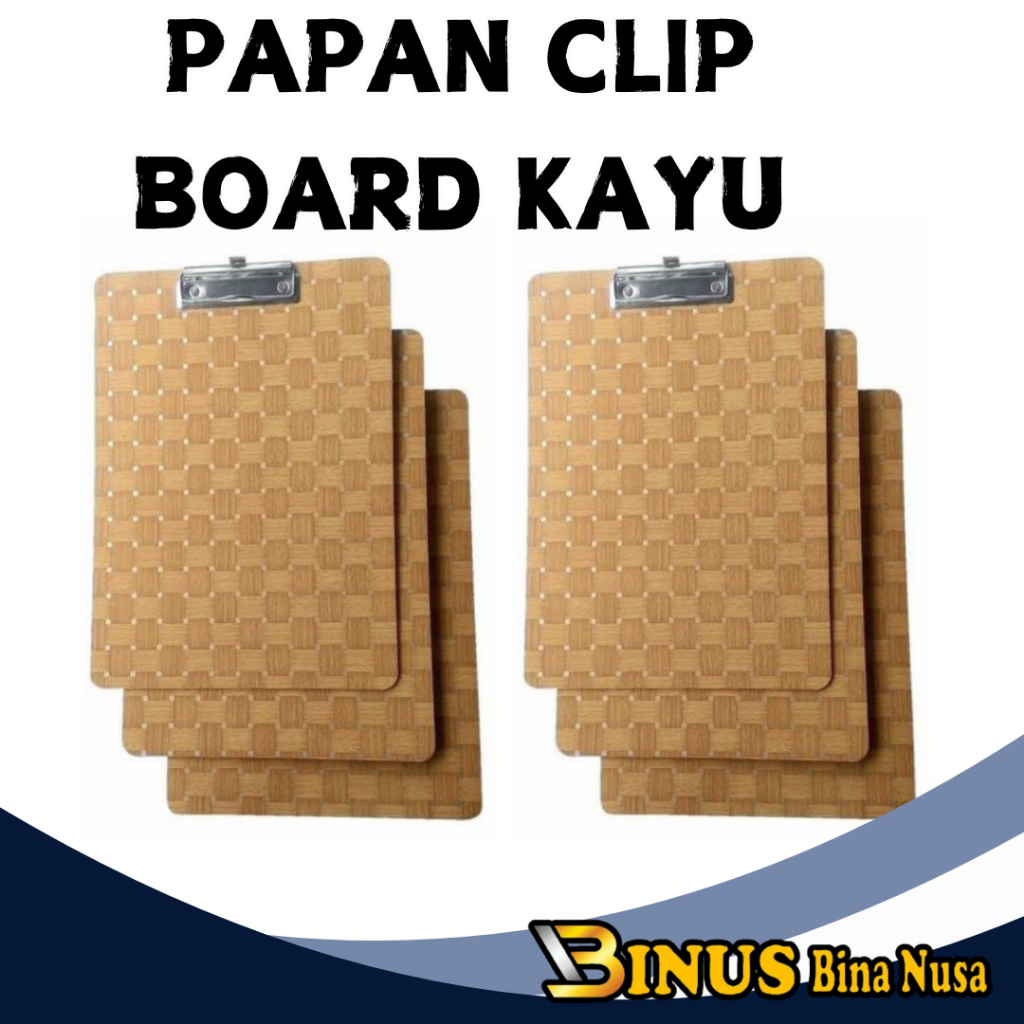 

CLIPBOARD KAYU / PAPAN UJIAN KAYU / PAPAN DADA KAYU / PAPAN JALAN KAYU