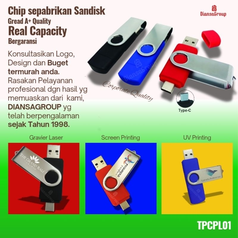 Flashdisk Otg type C TPCPL01
