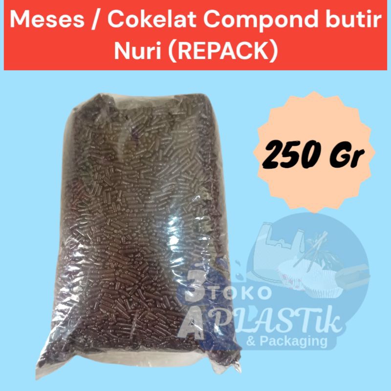 

MESES / MEISES merk NURI COKELAT Butir Compound Repack 250gr Rasa Enak