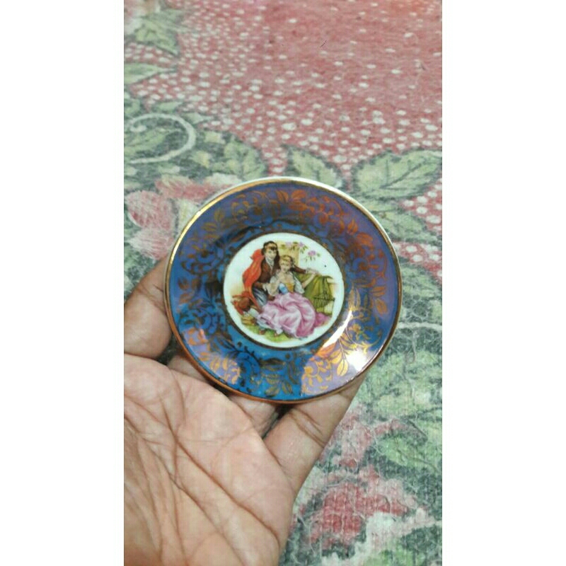 piring hias antik, murah