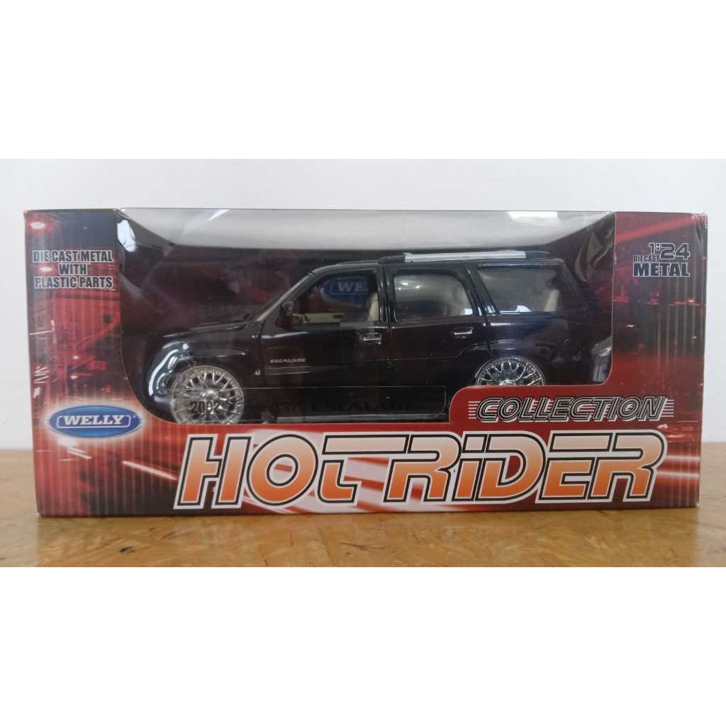 Diecast mobil Nex Welly 1:24 Cadillac Escalade 2002 HotRider