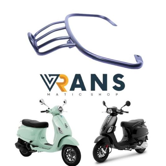 Aksesoris Vespa / Rear Rack Vespa Matic Lx dan S / Behel Vespa S dan Lx  /  Aksesoris Vespa Matic