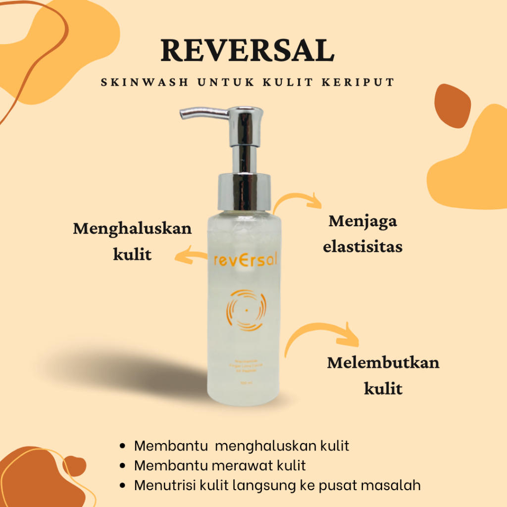 Reversal Skin Wash Untuk Atasi Kulit Tangan Keriput, Penuaan Dini, Kulit Keriput, Dan Kulit Belang