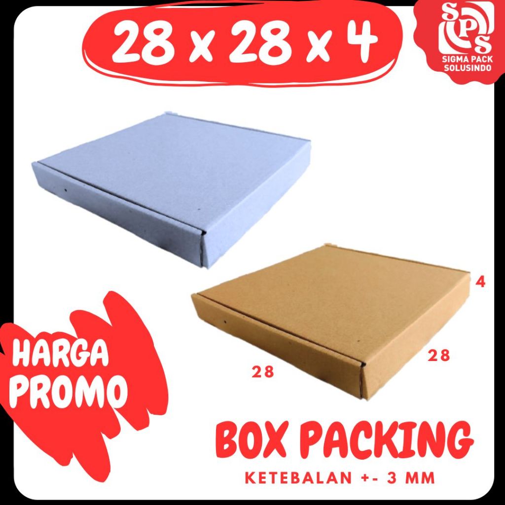 

Box Pizza 28x28x4 LS Coklat | Kotak Makanan | Box Baju | Tempat Jersey | Zigma Pack