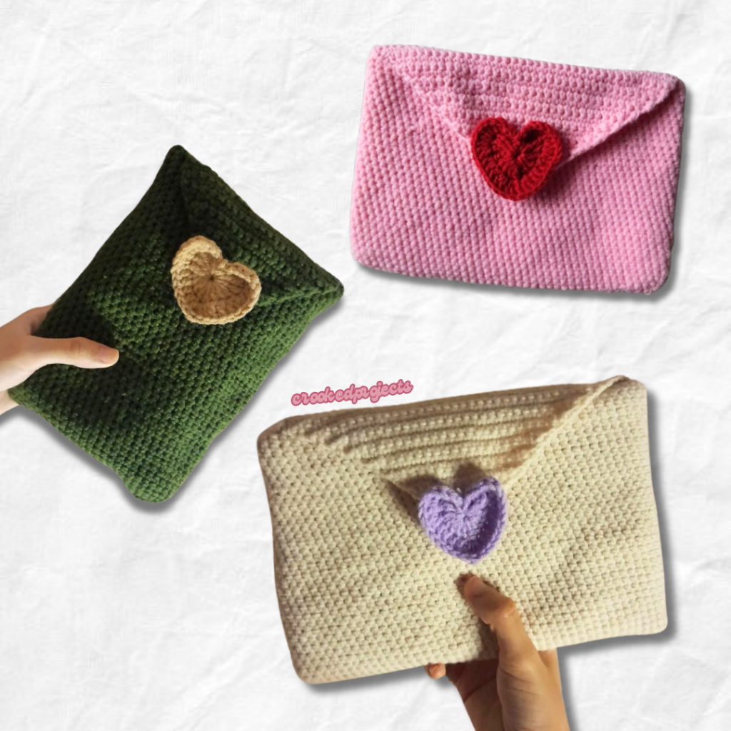 bookcase/tas buku crochet