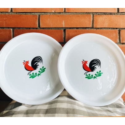 Nampan Plastik / Nampan Motif Ayam / Nampan Putih / Nampan Murah UK. Sedang & Uk. Besar