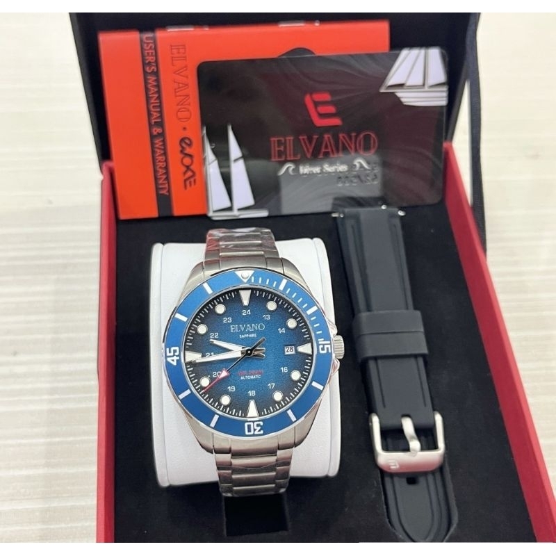 JAM TANGAN PRIA ELVANO EL-DV/B15-3 ORIGINAL