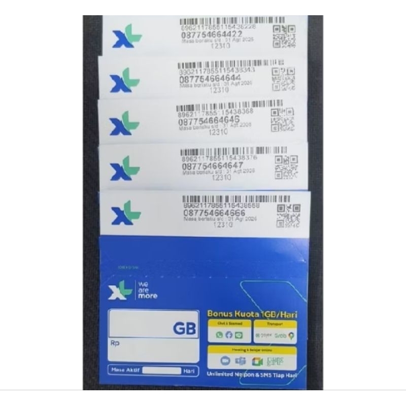 Kartu Perdana XL kosongan OK