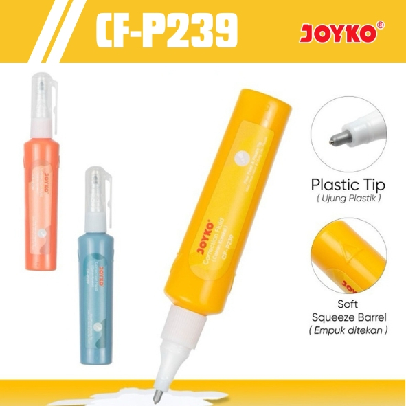 

(PCS) Tip Ex Joyko CF-P239 / Penghapus Cair Joyko CF-P239 / Correction Fluid Cairan Koreksi Joyko