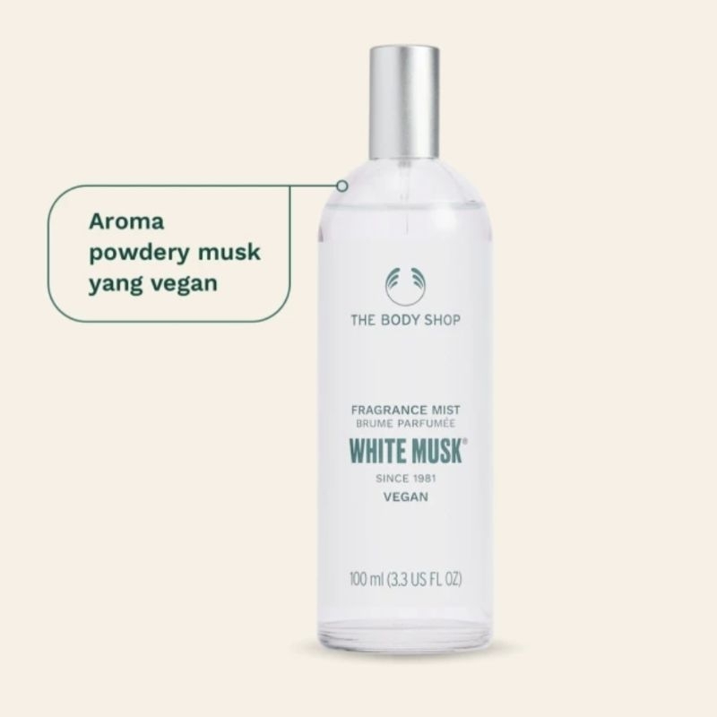 The Body Shop - White Musk Fragrance Mist/Body Mist (Vegan)