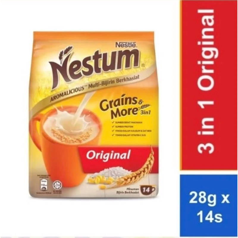 

Nestum 3in1 grains & more original dan madu ed 11/25