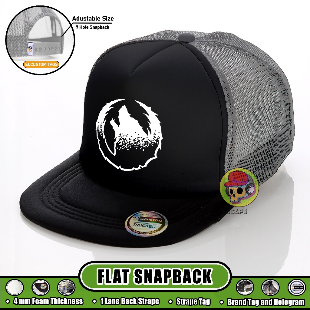Eastern Wolves / Topi Jaring / Topi Jaring Snapback / Topi Distro / Topi Pria / Topi Premium / Topi 