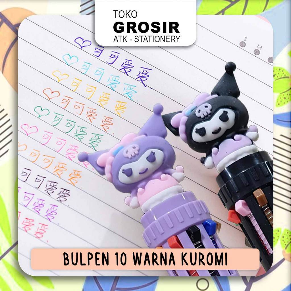 

Bulpoin 10 Warna Karakter Kuromi Lucu - TS 1006