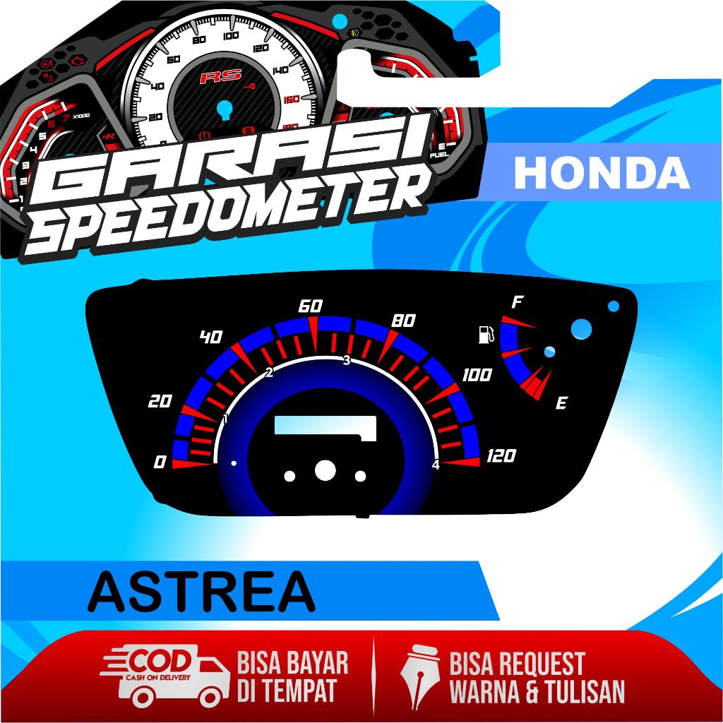 PAPAN SPEEDOMETER CUSTOM HONDA GRAND BULUS
