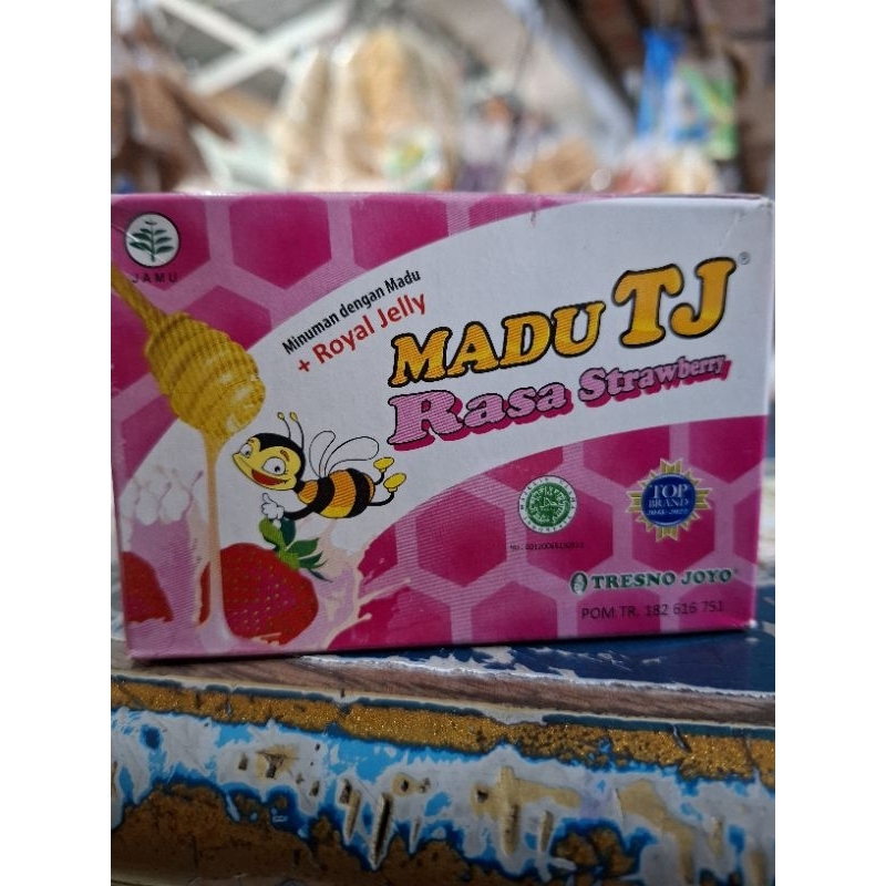 

Madu TJ sachet Rasa (Original, Jeruk, Strawberry)