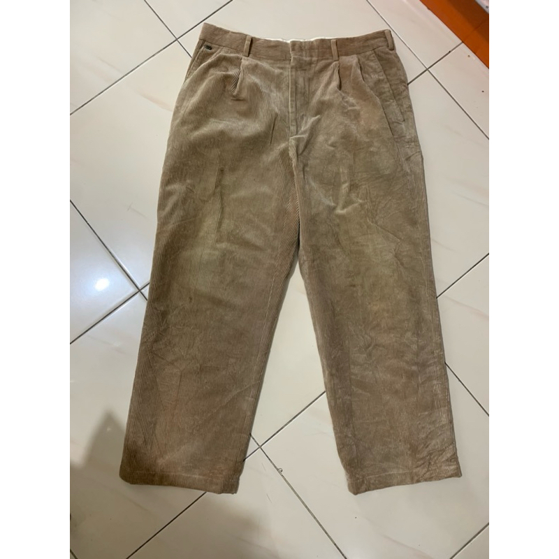 Corduroy Lacoste Celana Panjang