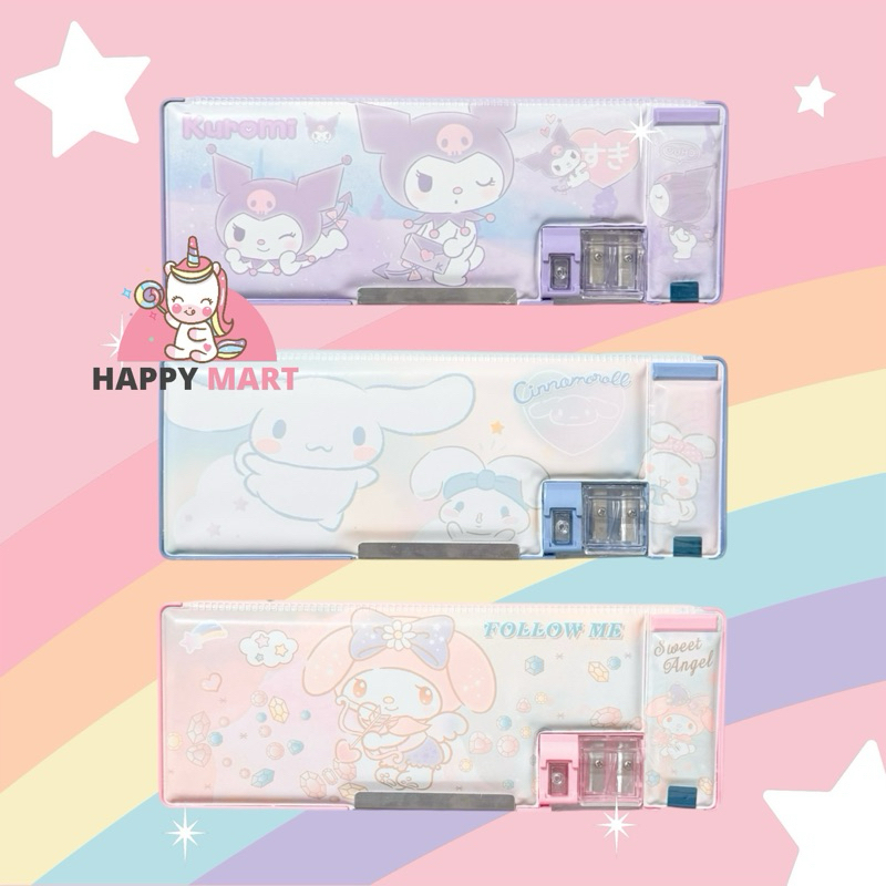 

Kotak pensil magnet DOFF motif sanrio kuromi / melody