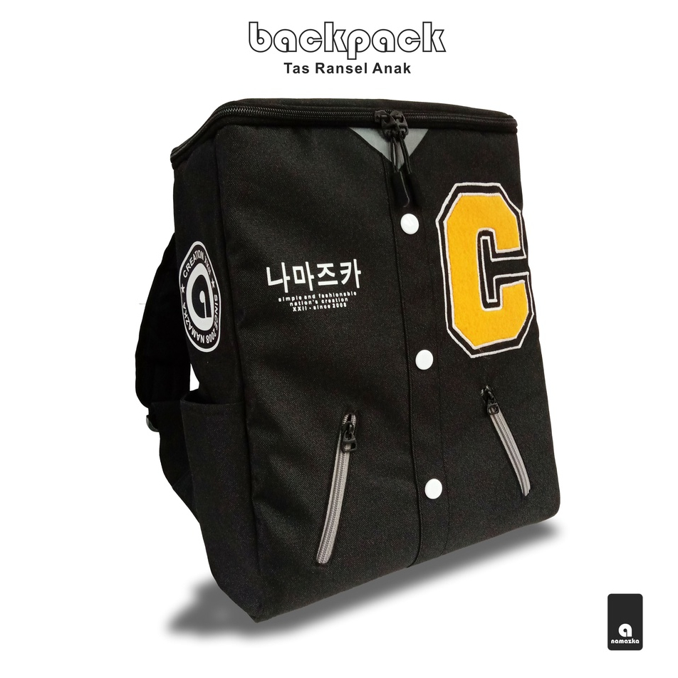 Namazka Tas Ransel Sekolah Bordir Inisial Nama Anak